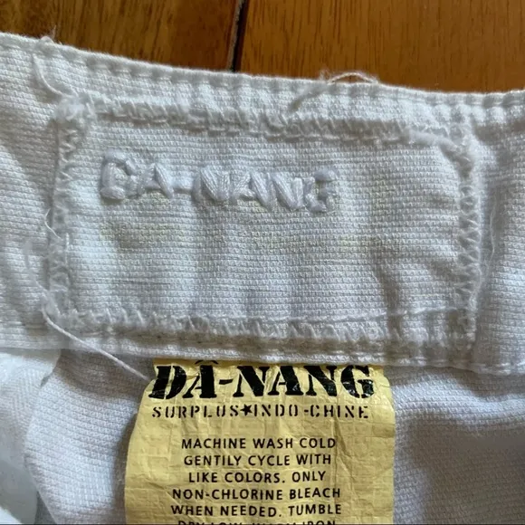 Da-Nang Surplus Vintage Cotton Buckle Flap Shorts NEW