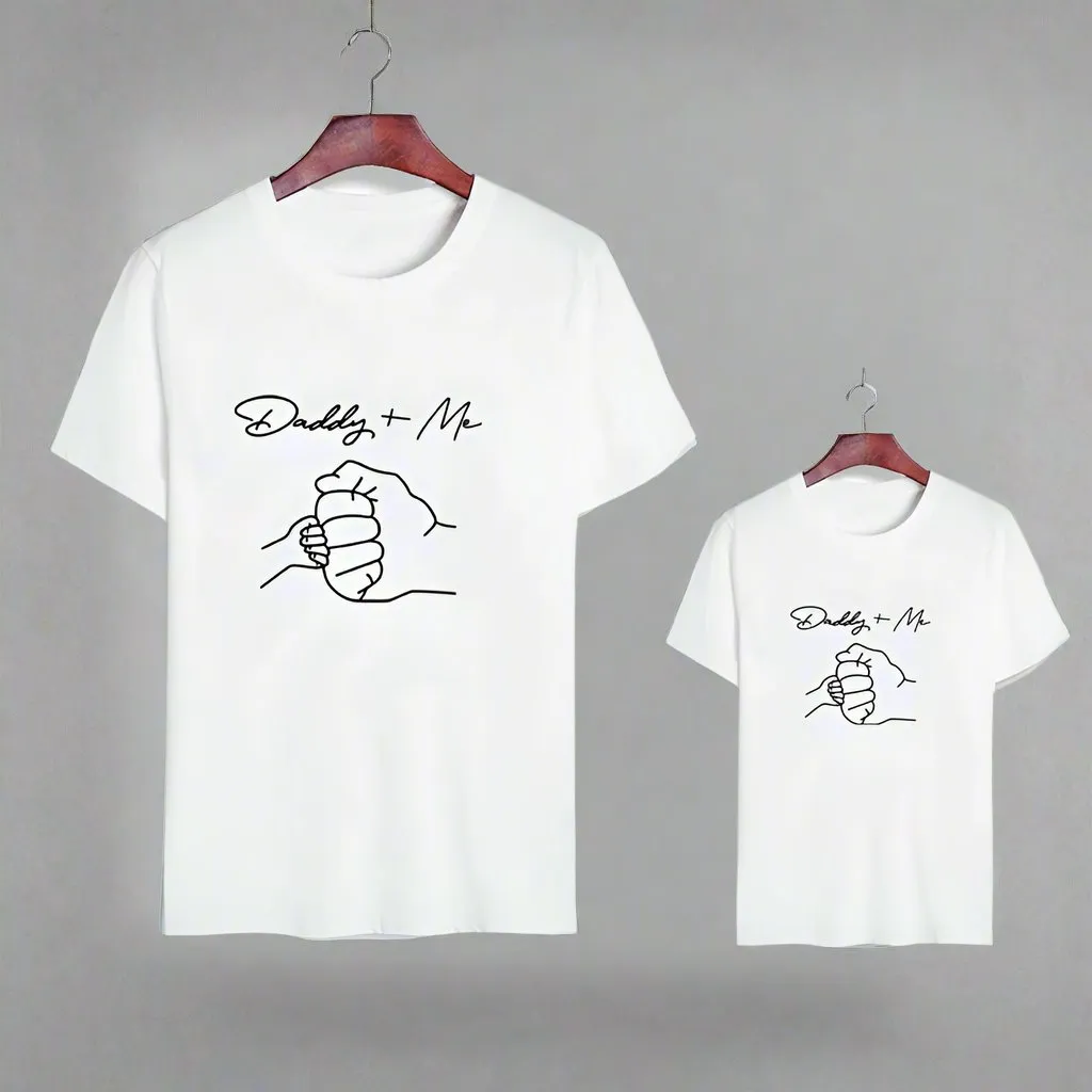Daddy & Me Matching Family T-Shirt Set – Heartfelt Father-Child Bond Outfit