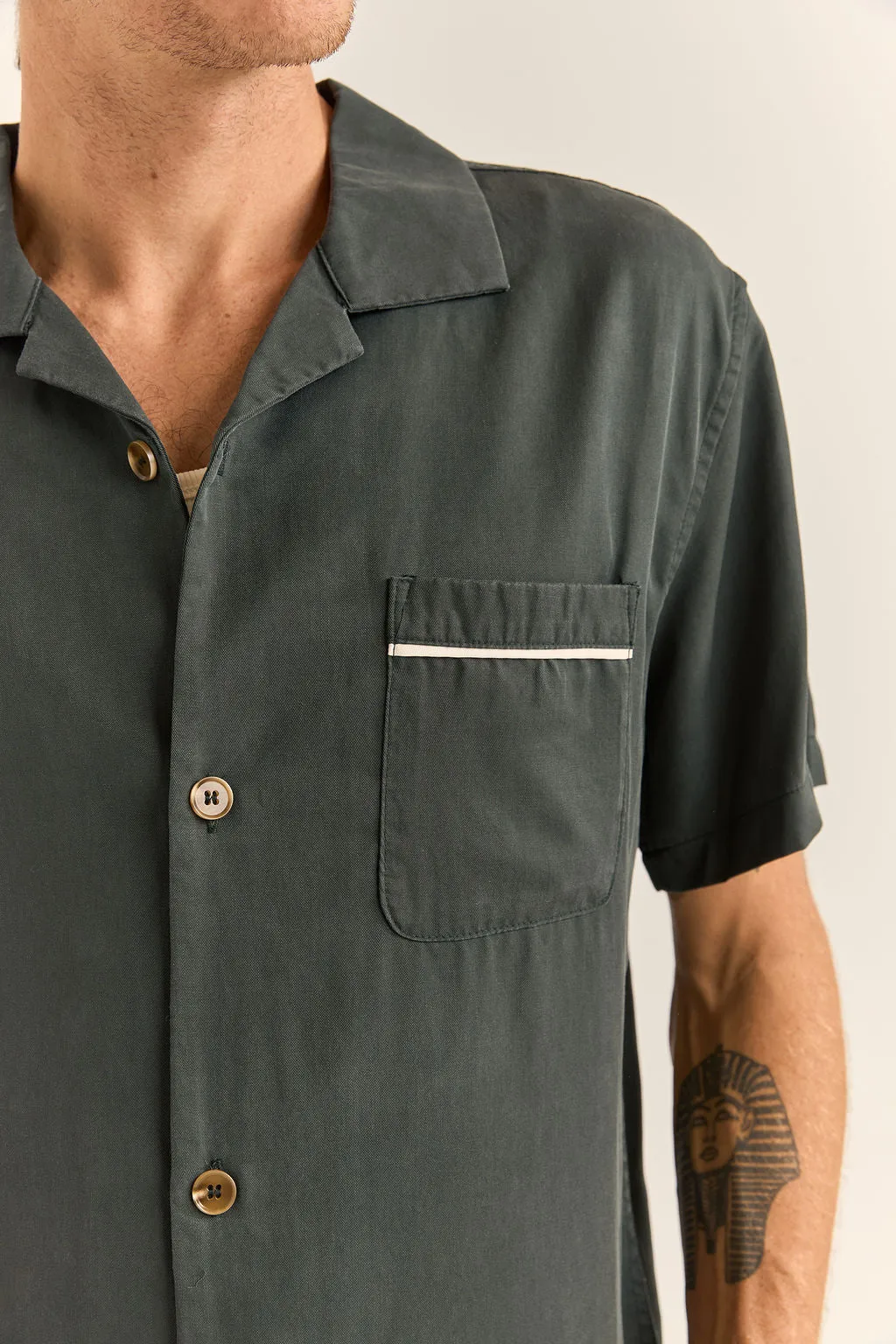 DAYTONA SS SHIRT - DARK OLIVE