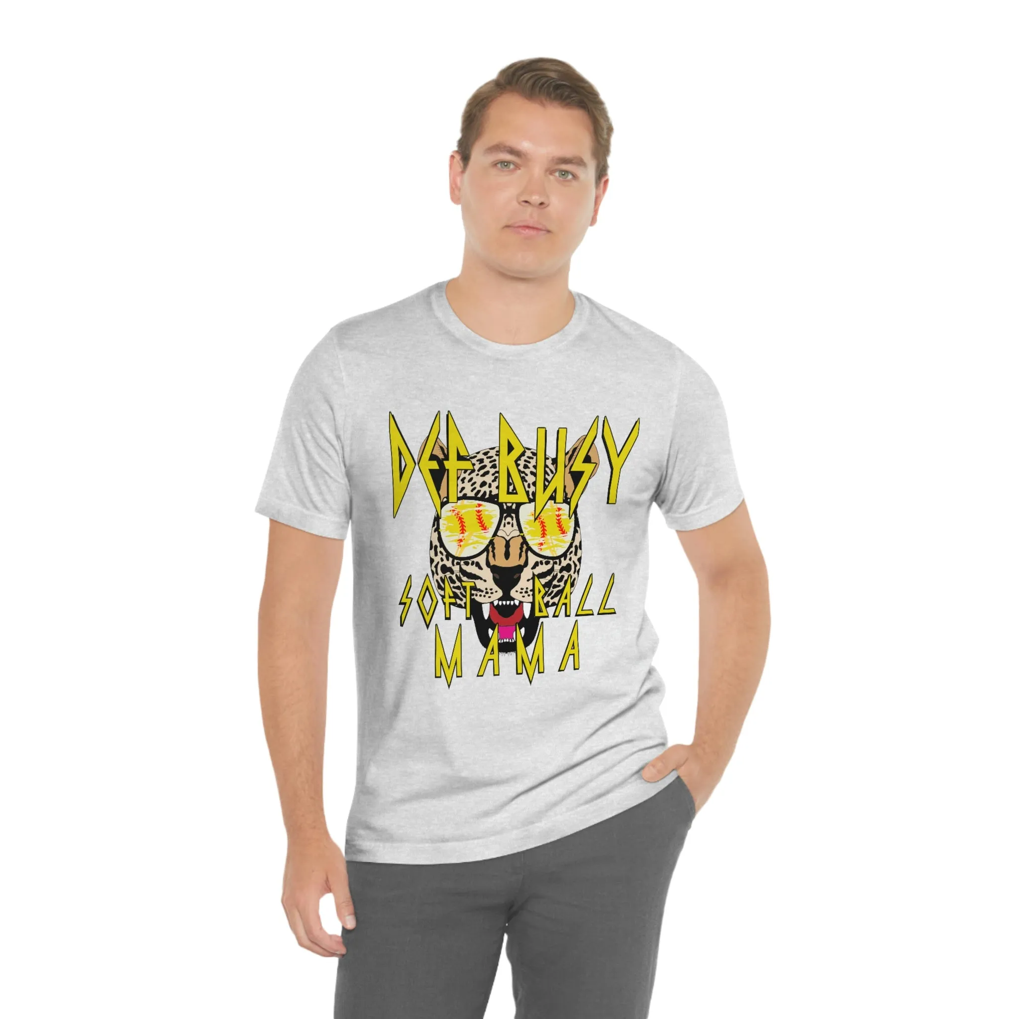 Def Busy Softball Mom - Soft Style Tee
