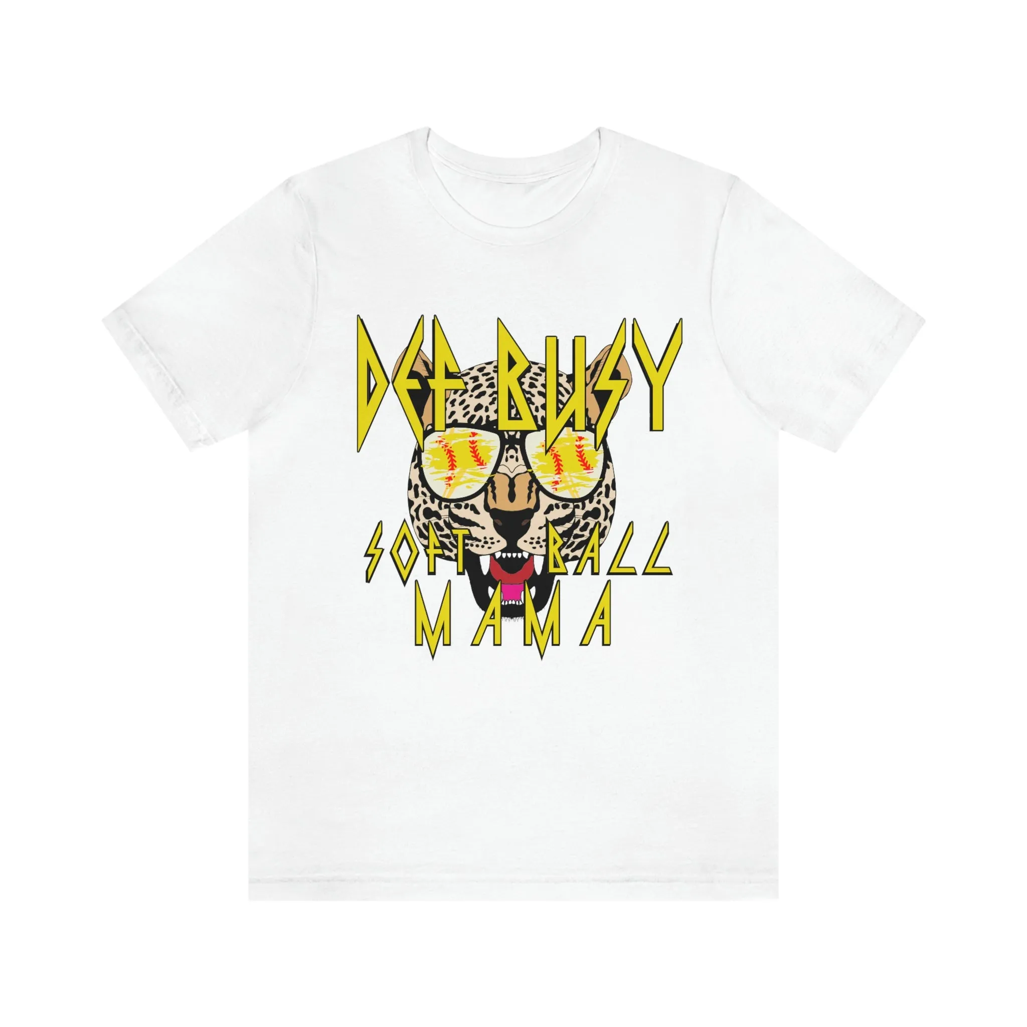 Def Busy Softball Mom - Soft Style Tee