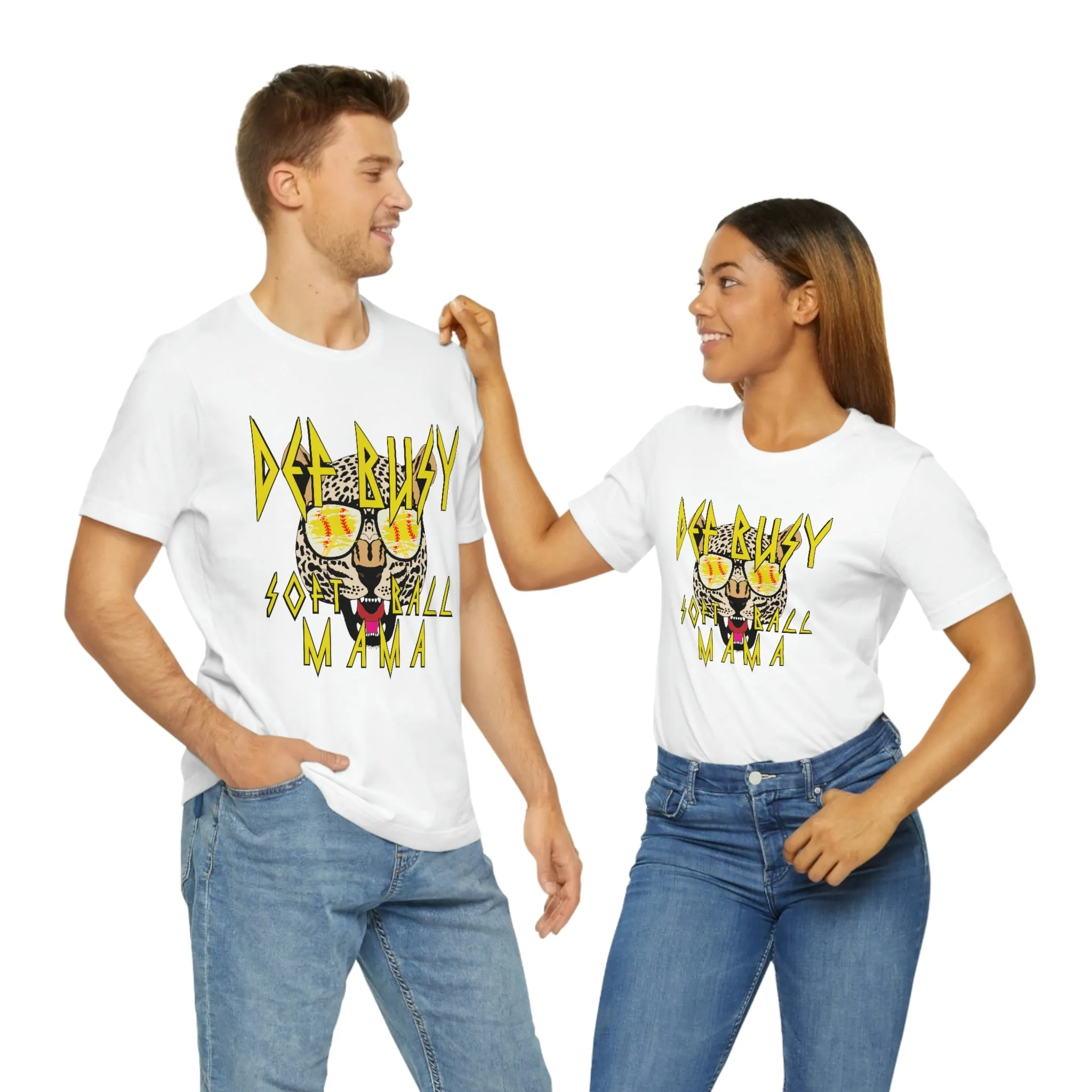 Def Busy Softball Mom - Soft Style Tee
