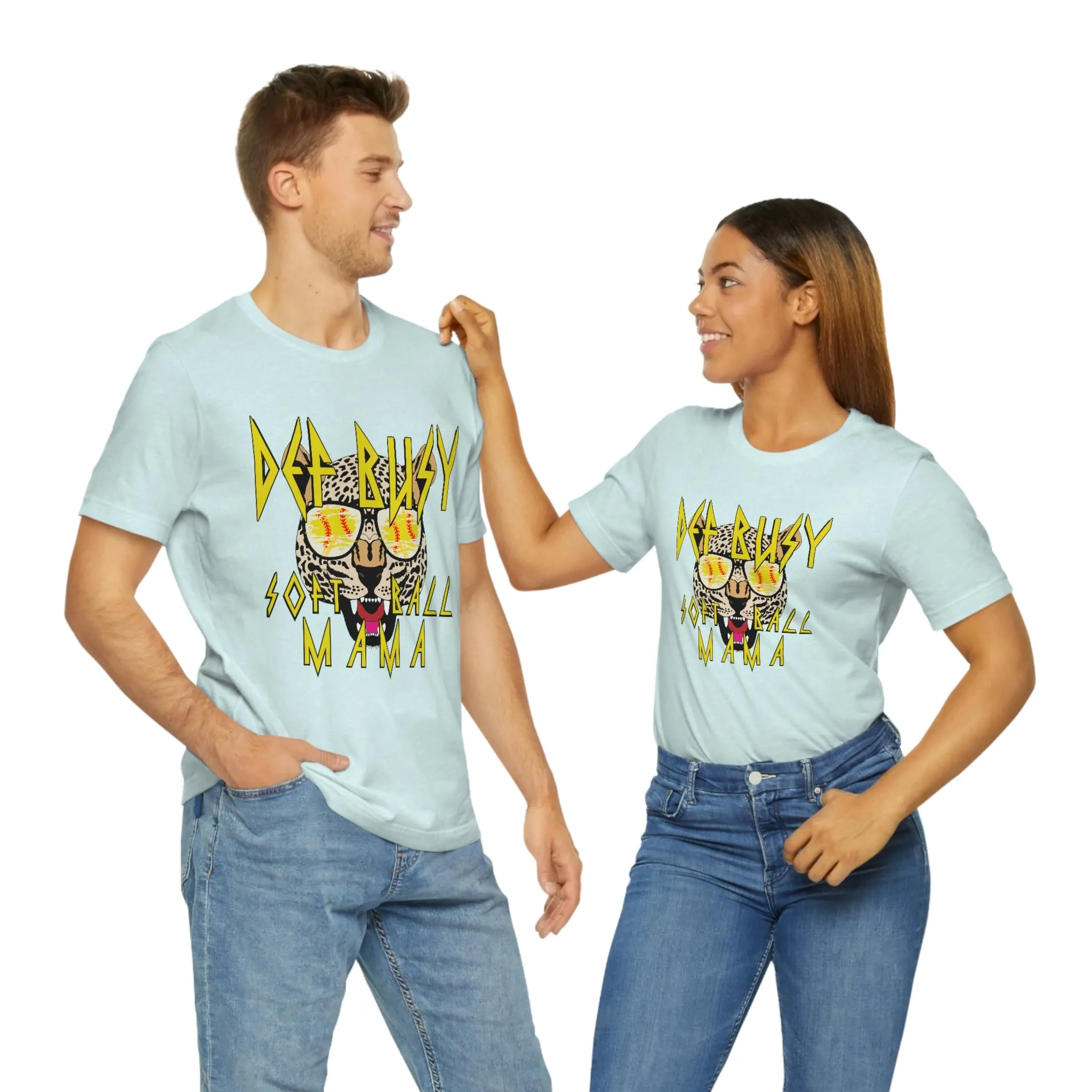 Def Busy Softball Mom - Soft Style Tee