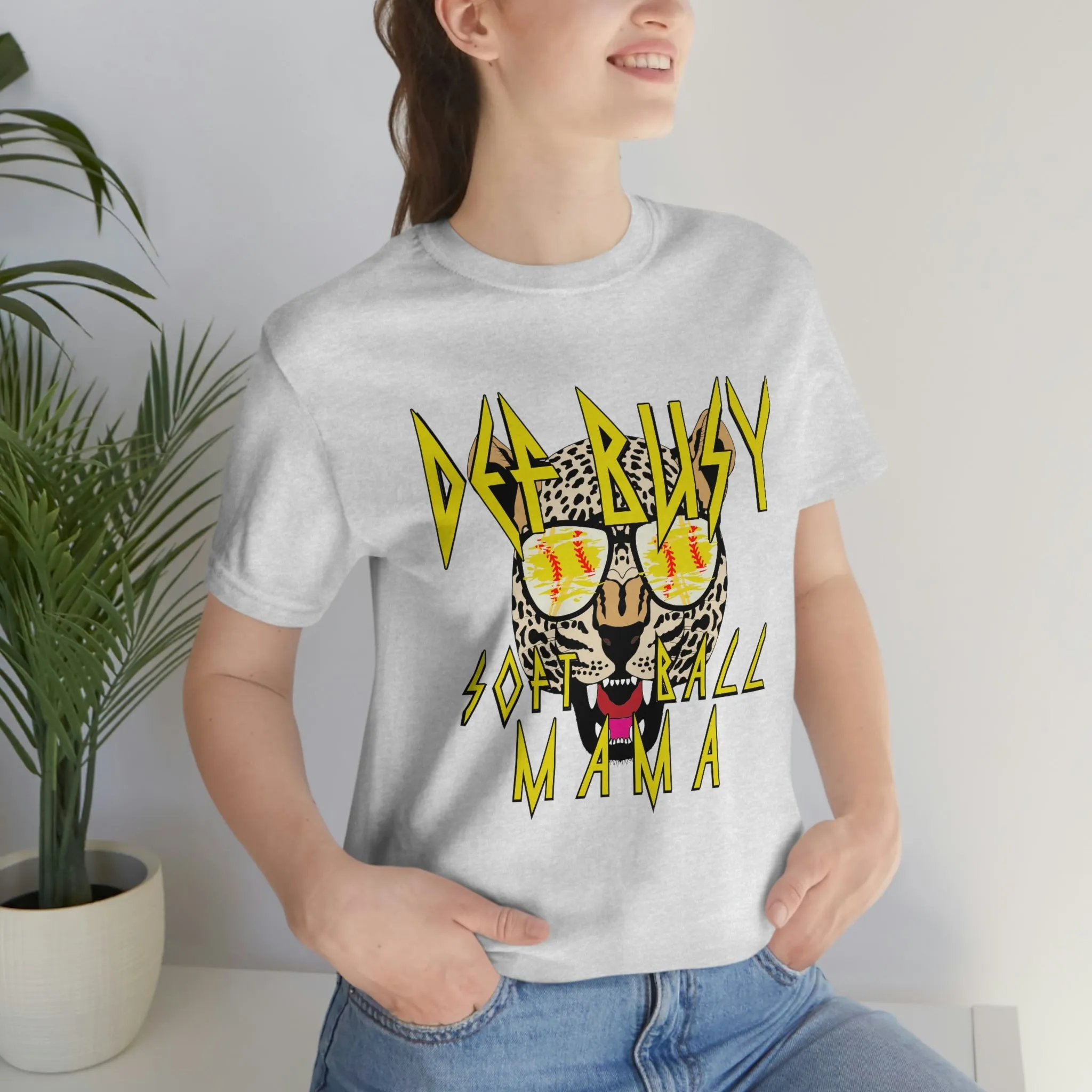 Def Busy Softball Mom - Soft Style Tee