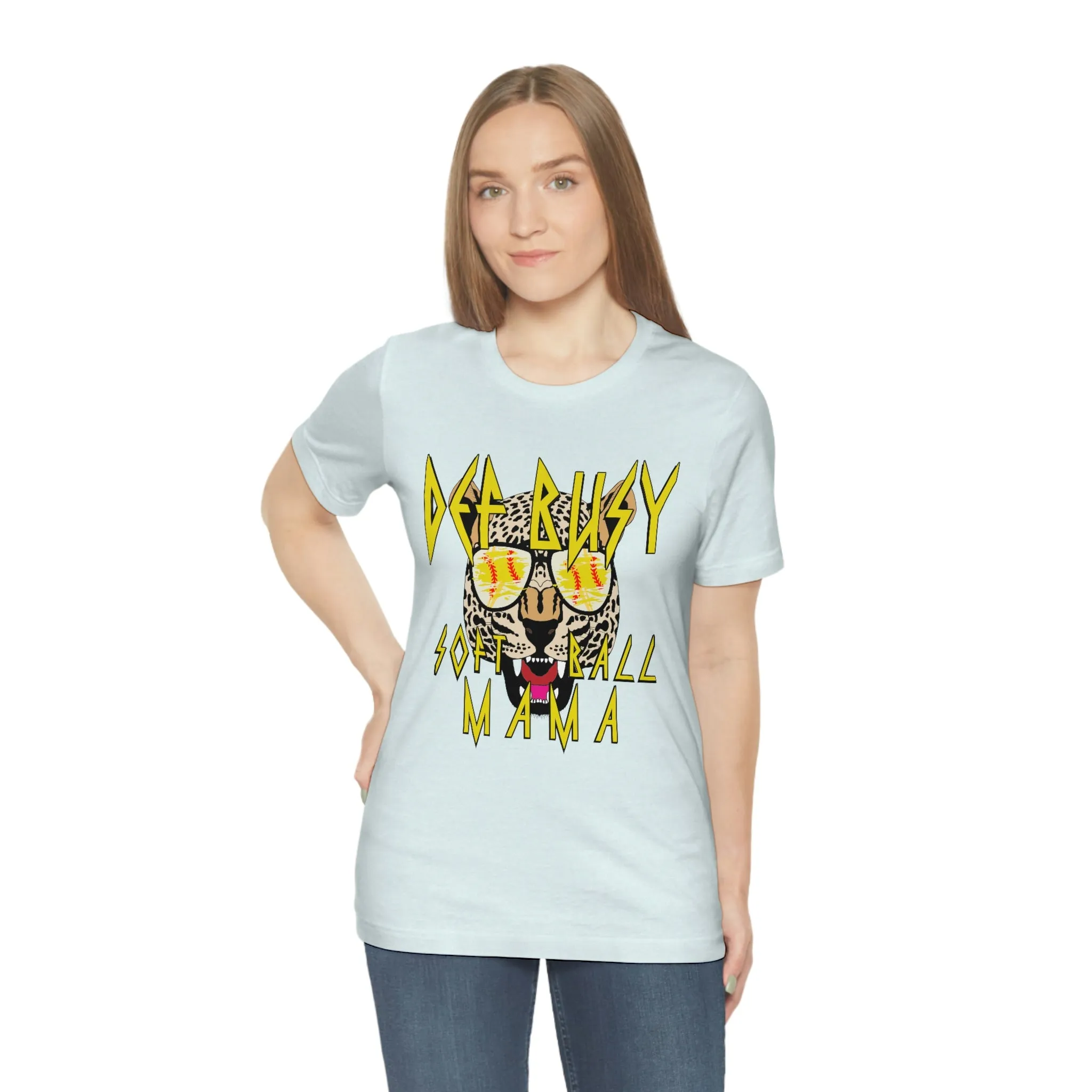 Def Busy Softball Mom - Soft Style Tee