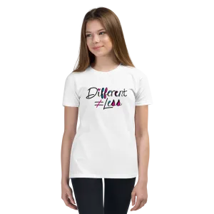 Different Does Not Equal Less (As Seen on Netflix's Raising Dion) Youth Light Color T-Shirts