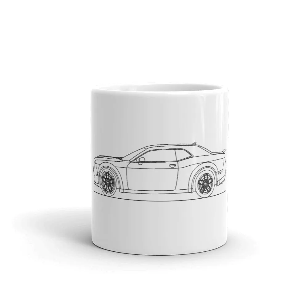 Dodge Challenger 3rd Gen R/T Outline Mug