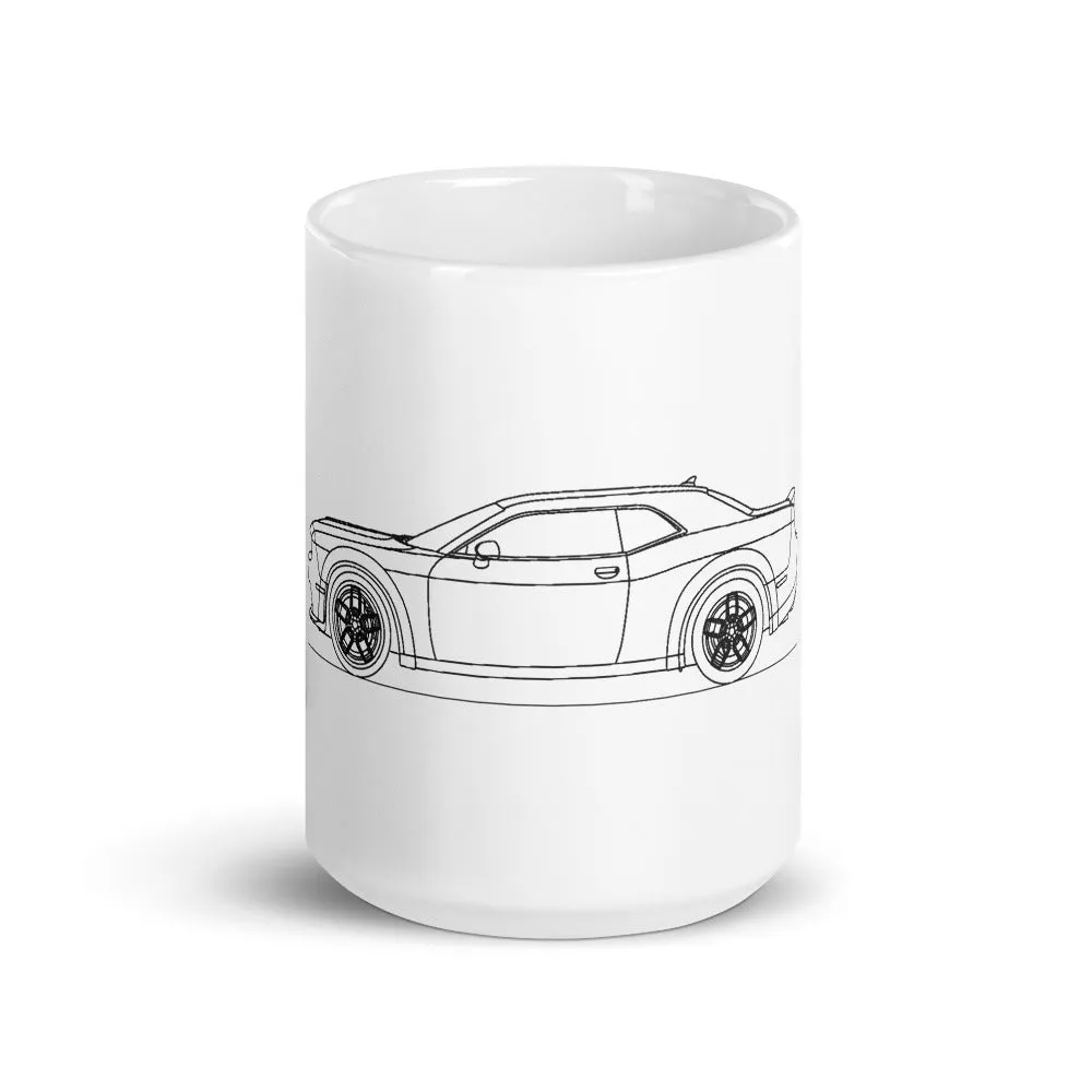 Dodge Challenger 3rd Gen R/T Outline Mug