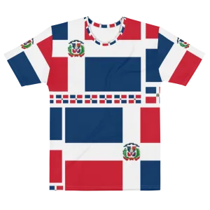 Dominican Republic Flag All-Over Collage Men's T-shirt