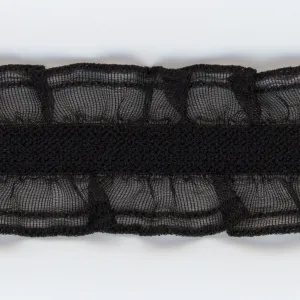 Double Frill Stretch #50 Black