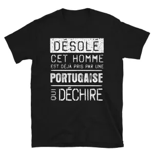 Désolé Portugaise - T-shirts Unisexe Standard