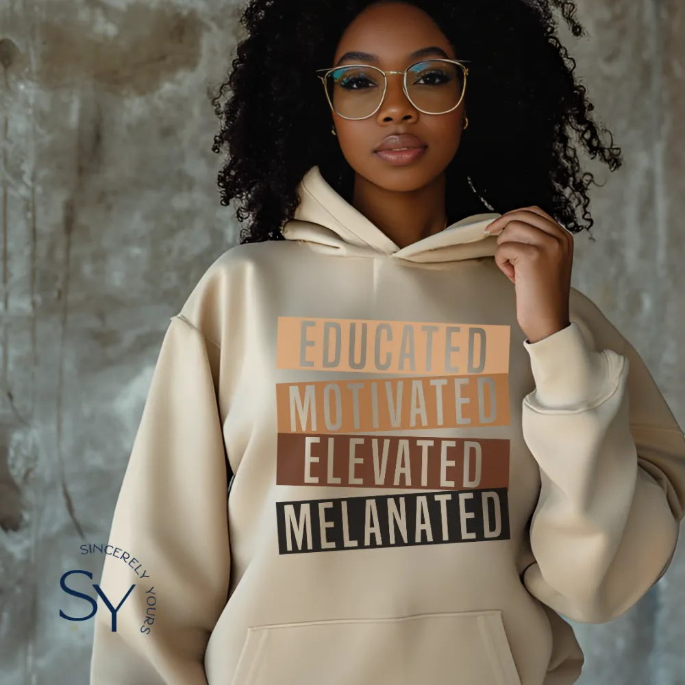 Educated Motivated Elevated Melanated Shirts