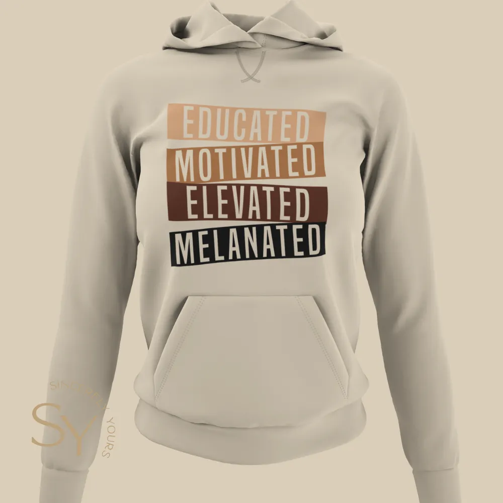 Educated Motivated Elevated Melanated Shirts