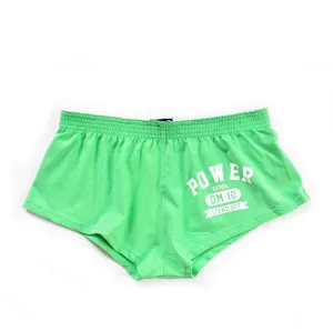 Electric Green Mens Power Shorts
