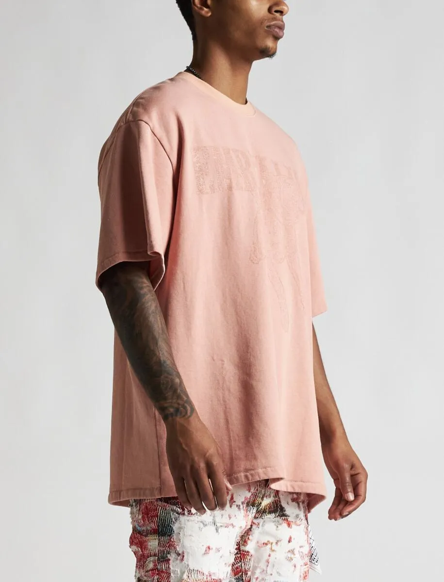 EMBELLISH DAWG TEE (SALMON)