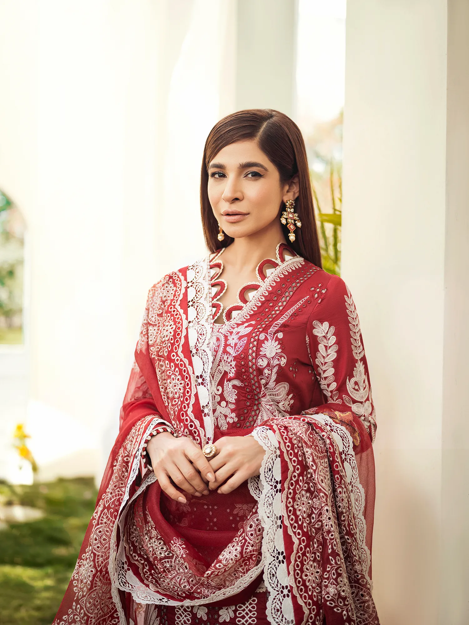Embellished Pink Salwar Kameez Pakistani Eid Dress