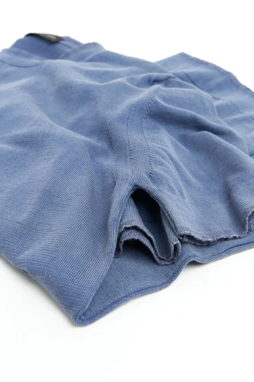 Fabrizio Del Carlo Knit Tee Distressed Blue