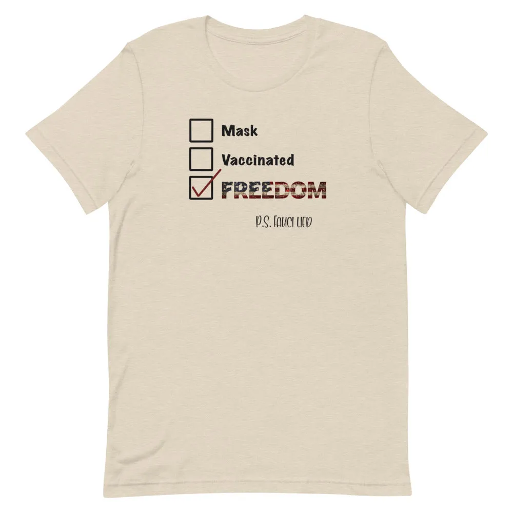 Fauci Lied Short-Sleeve Unisex T-Shirt