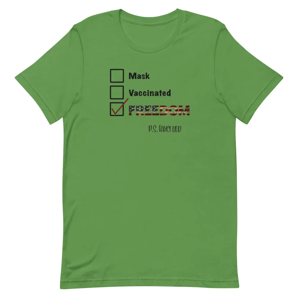 Fauci Lied Short-Sleeve Unisex T-Shirt