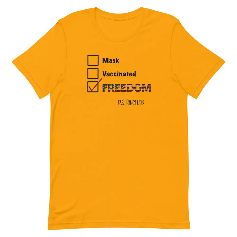Fauci Lied Short-Sleeve Unisex T-Shirt