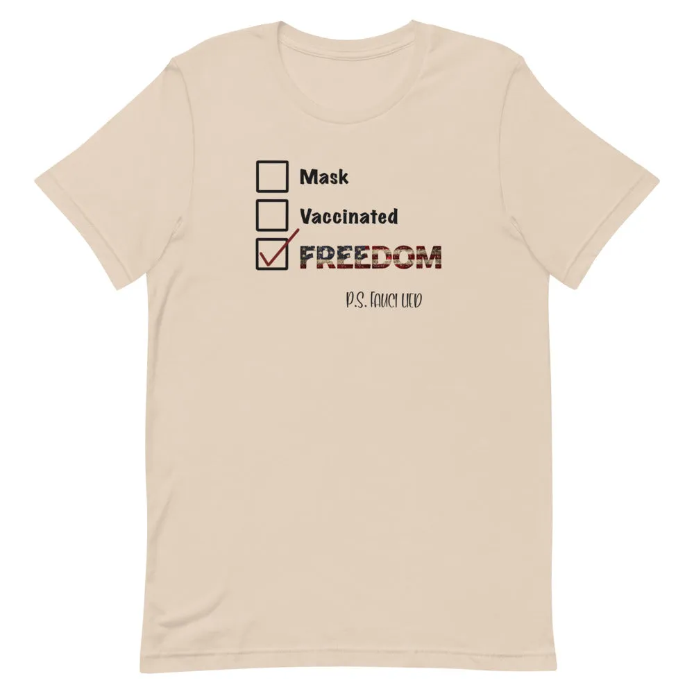 Fauci Lied Short-Sleeve Unisex T-Shirt