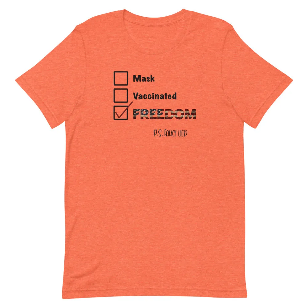Fauci Lied Short-Sleeve Unisex T-Shirt