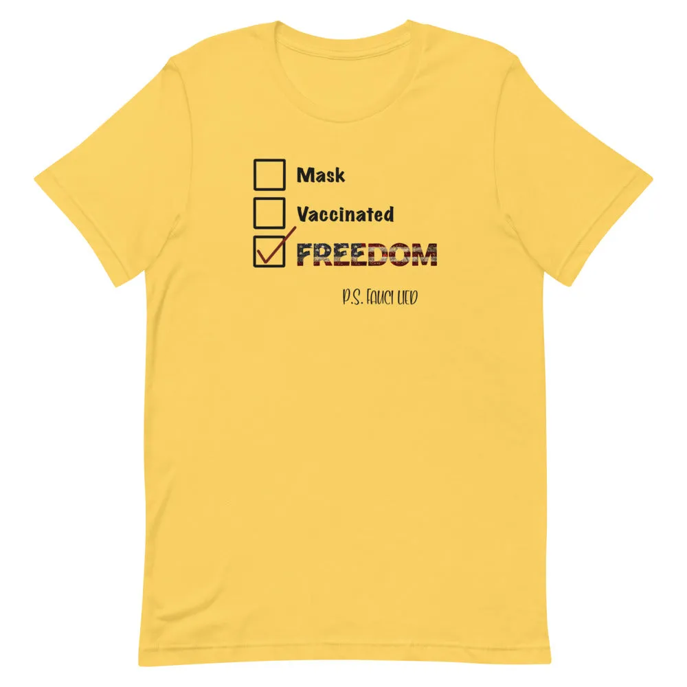 Fauci Lied Short-Sleeve Unisex T-Shirt