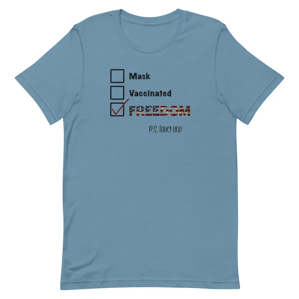 Fauci Lied Short-Sleeve Unisex T-Shirt