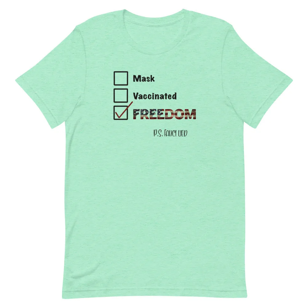 Fauci Lied Short-Sleeve Unisex T-Shirt