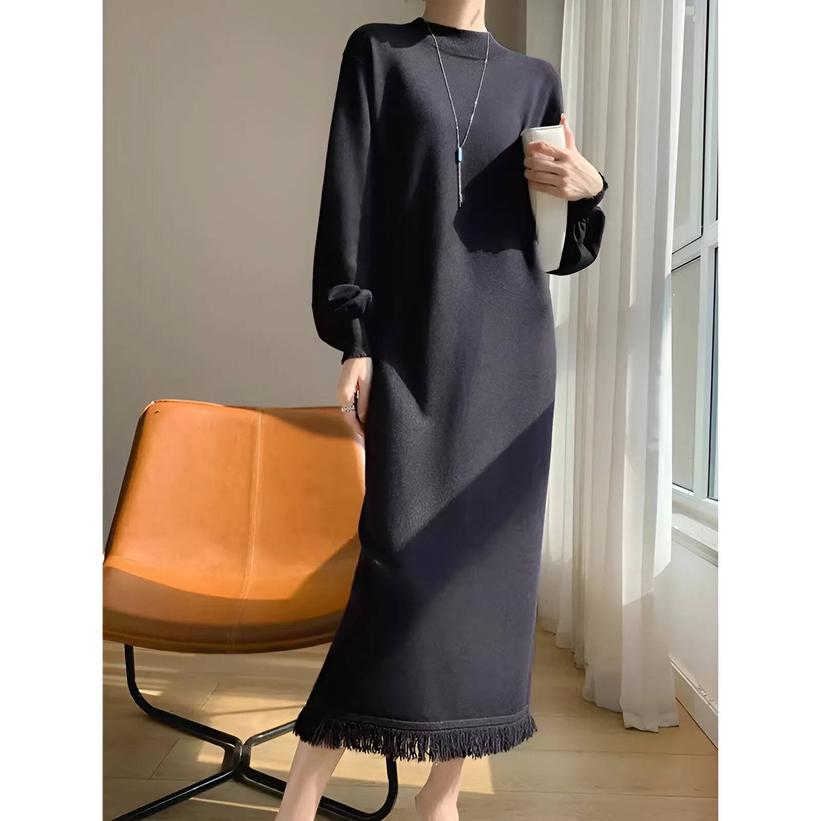 Filipa | Comfortable & elegant knit dress