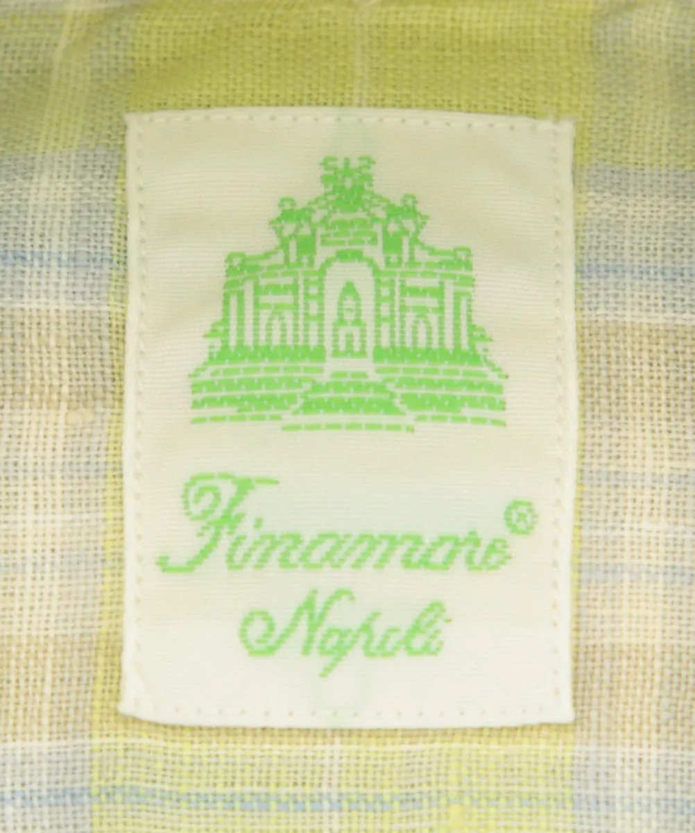 Finamore Napoli Light Green Shirt - Extra Slim