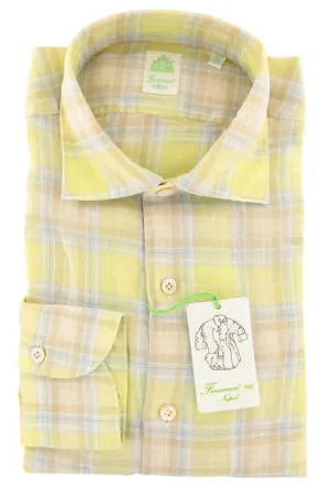 Finamore Napoli Light Green Shirt - Extra Slim