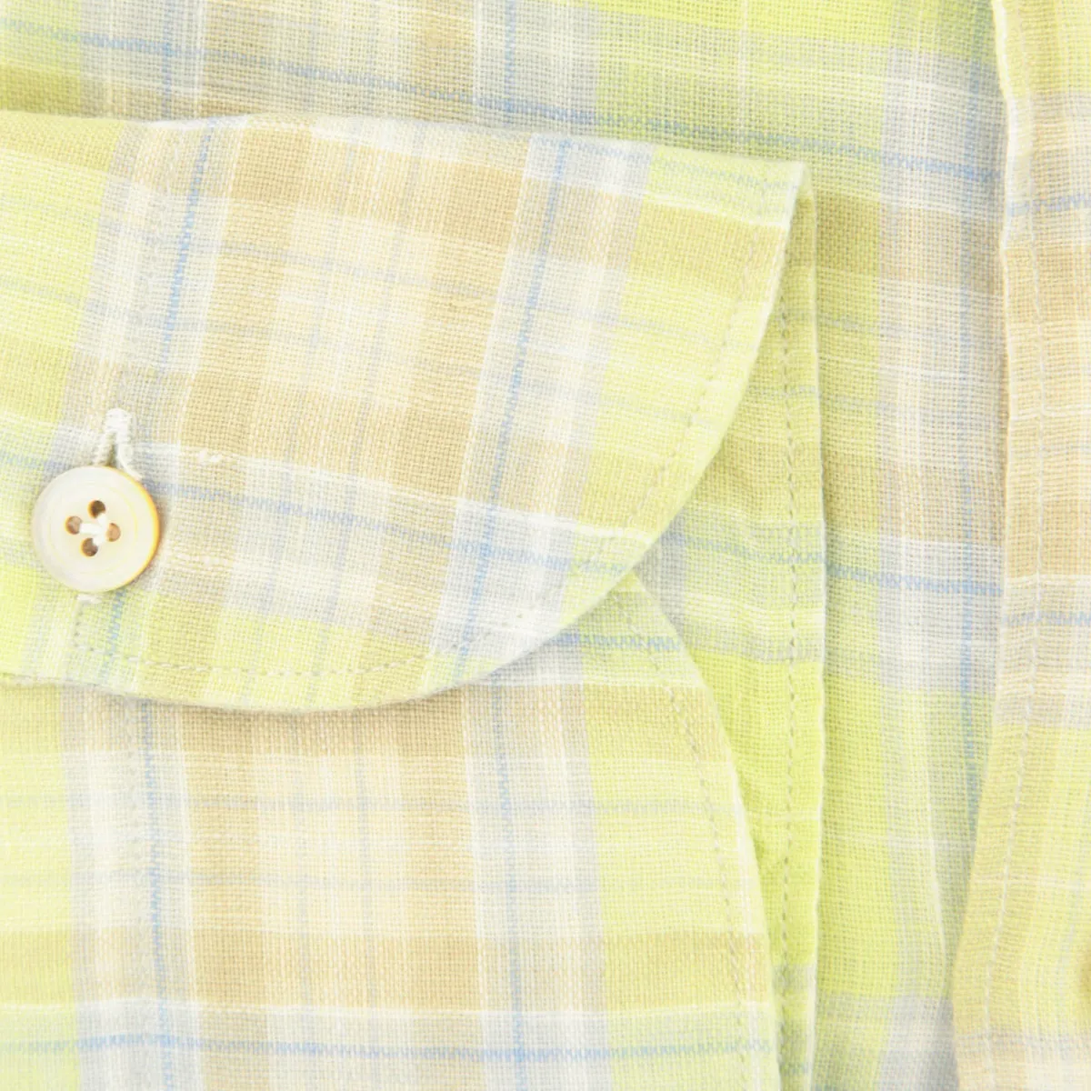 Finamore Napoli Light Green Shirt - Extra Slim