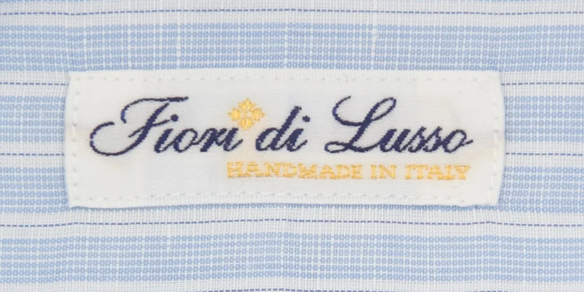 Fiori Di Lusso Light Blue Shirt - Slim