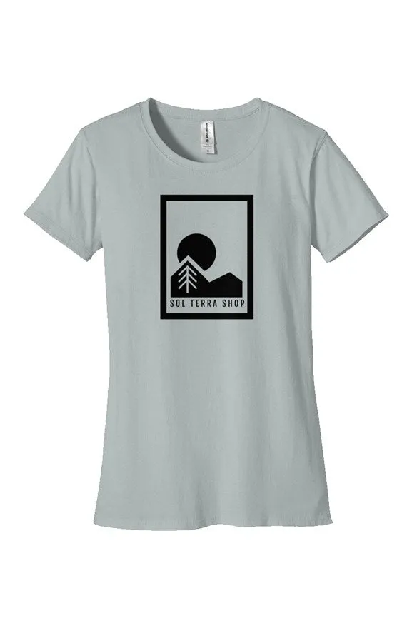 Fitted Scoop Neck Organic T-Shirt