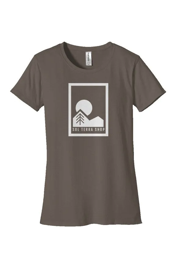 Fitted Scoop Neck Organic T-Shirt