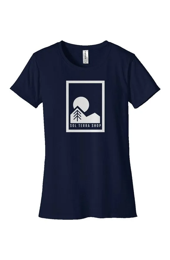 Fitted Scoop Neck Organic T-Shirt