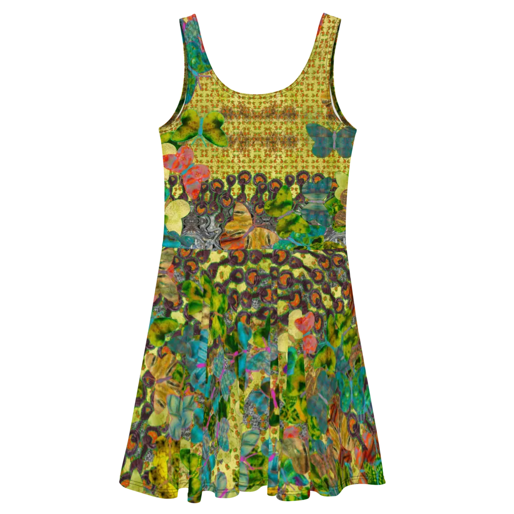 Fitted Skater Dress (Her/Muliebris)(Butterfly Glade, Shoal Solstice, GNHV8.2) RJSTH@Fabric#2 RJSTHw2021 RJS