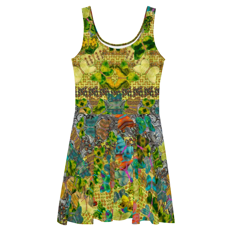 Fitted Skater Dress (Her/Muliebris)(Butterfly Glade, Shoal Solstice, GNHV8.2) RJSTH@Fabric#2 RJSTHw2021 RJS