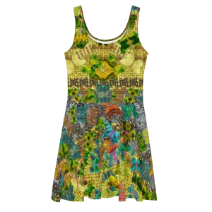Fitted Skater Dress (Her/Muliebris)(Butterfly Glade, Shoal Solstice, GNHV8.2) RJSTH@Fabric#2 RJSTHw2021 RJS