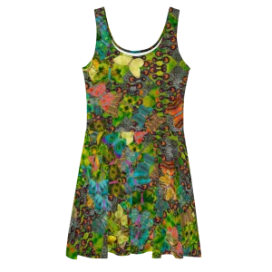Fitted Skater Dress (Her/Muliebris)(Butterfly Glade, Shoal Solstice, GNHV8.3) RJSTH@Fabric#3 RJSTHw2021 RJS