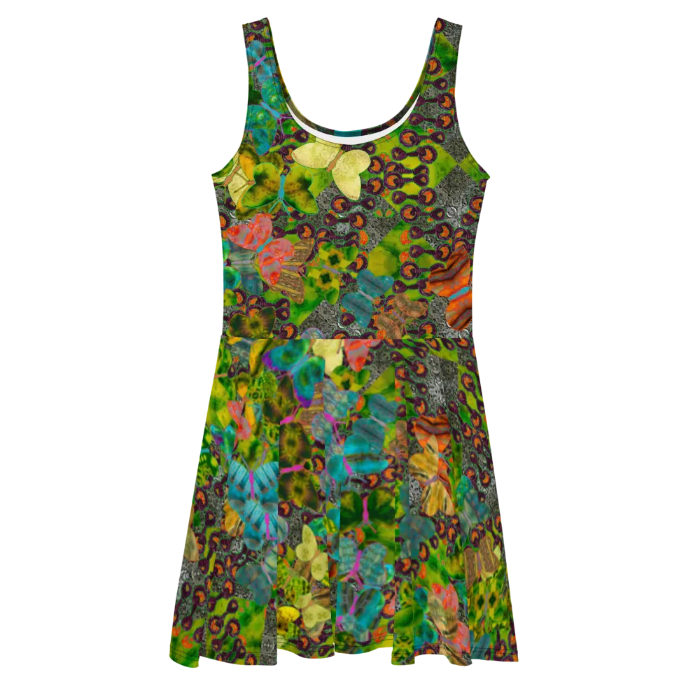 Fitted Skater Dress (Her/Muliebris)(Butterfly Glade, Shoal Solstice, GNHV8.3) RJSTH@Fabric#3 RJSTHw2021 RJS
