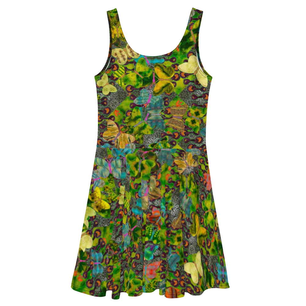 Fitted Skater Dress (Her/Muliebris)(Butterfly Glade, Shoal Solstice, GNHV8.3) RJSTH@Fabric#3 RJSTHw2021 RJS