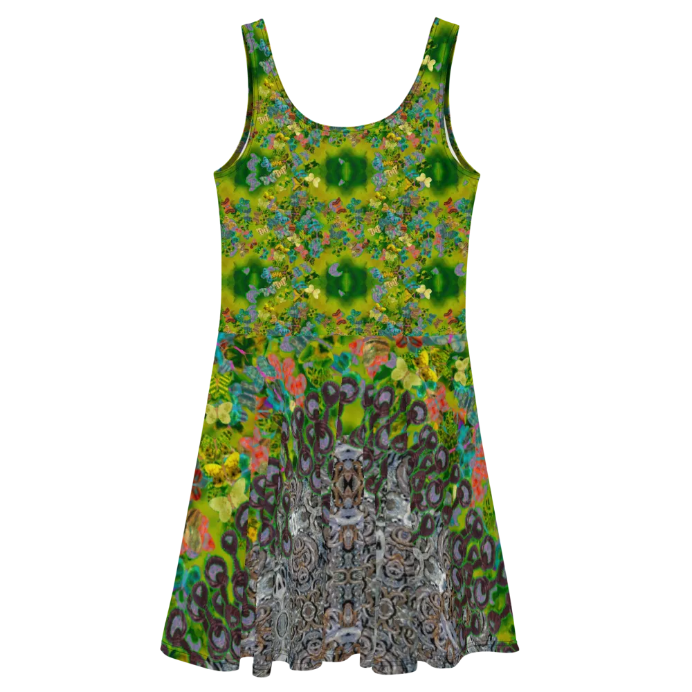 Fitted Skater Dress (Her/Muliebris)(Butterfly Glade, Shoal Solstice, GNHV8.5) RJSTH@Fabric#5 RJSTHw2021 RJS