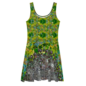 Fitted Skater Dress (Her/Muliebris)(Butterfly Glade, Shoal Solstice, GNHV8.5) RJSTH@Fabric#5 RJSTHw2021 RJS