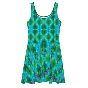 Fitted Skater Dress (Her/Muliebris)(Grail Night Flower) RJSTH@Fabric#11 RJSTHS2020 RJS