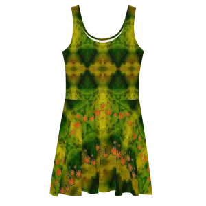 Fitted Skater Dress (Her/Muliebris)(Grail Night Flower) RJSTH@Fabric#3 RJSTHS2020 RJS