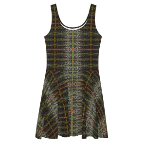 Fitted Skater Dress (Her/Muliebris)(Rind#1 Tree Link) RJSTH@Fabric#1 RJSTHW2021 RJS