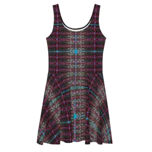Fitted Skater Dress (Her/Muliebris)(Rind#11 Tree Link) RJSTH@Fabric#11 RJSTHW2021 RJS