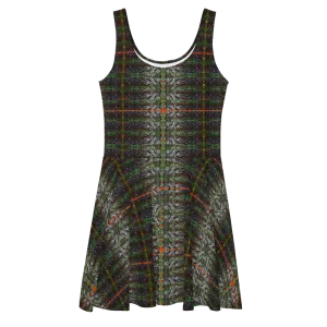 Fitted Skater Dress (Her/Muliebris)(Rind#2 Tree Link) RJSTH@Fabric#2 RJSTHW2021 RJS